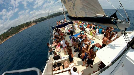 Partyurlaub nach Lloret de Mar, Spanien - Partyboot