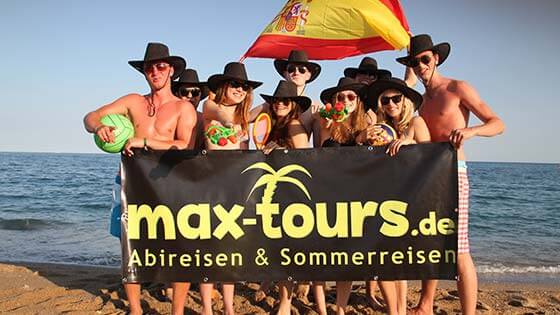 Partyurlaub nach Spanien mit maxtours